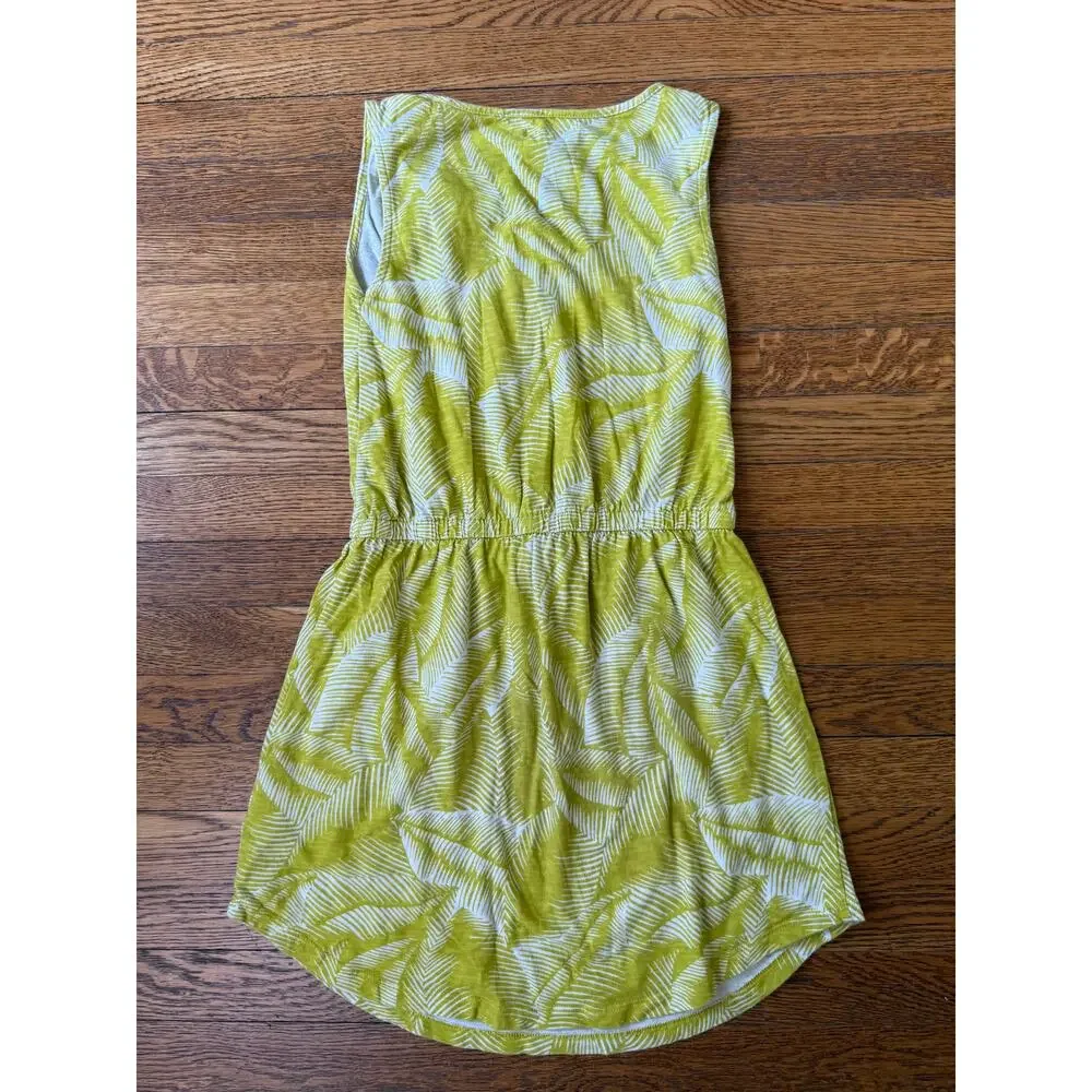 Gap Girls' Leaf Print Summer Dress Size 10
